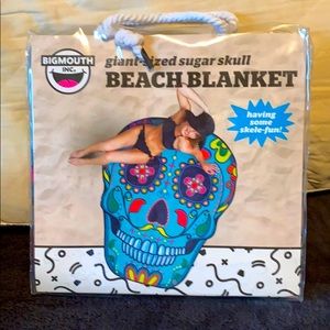 Giant-Sized Sugar Skull Beach Blanket/Towel